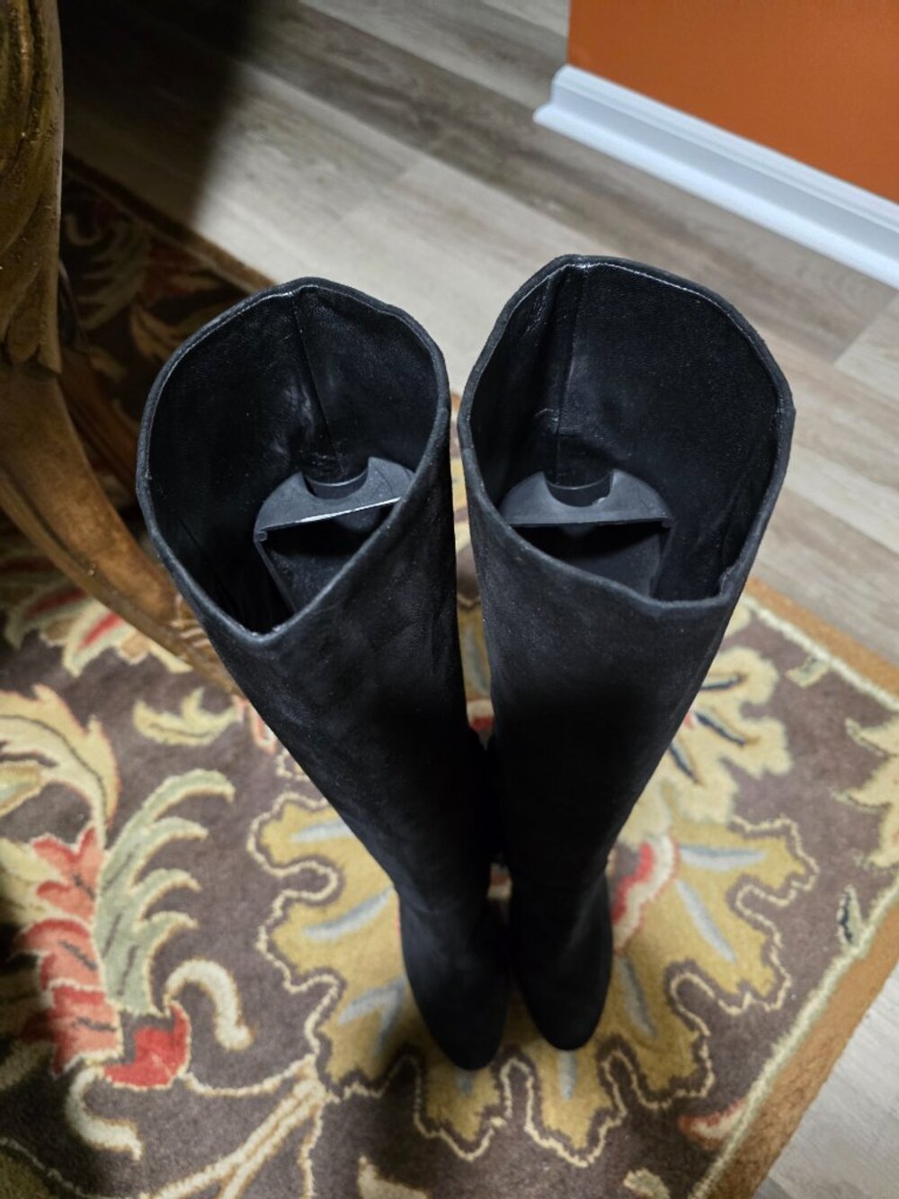 BRIAN ATWOOD Suede Platform Knee-High Boots Size: 8 - Picture 9 of 9